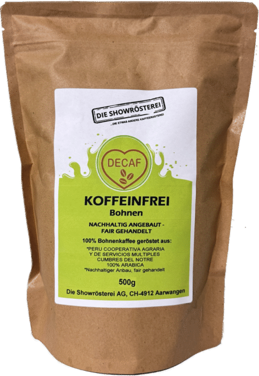 10.006 Koffeinfrei Bohnen 500g